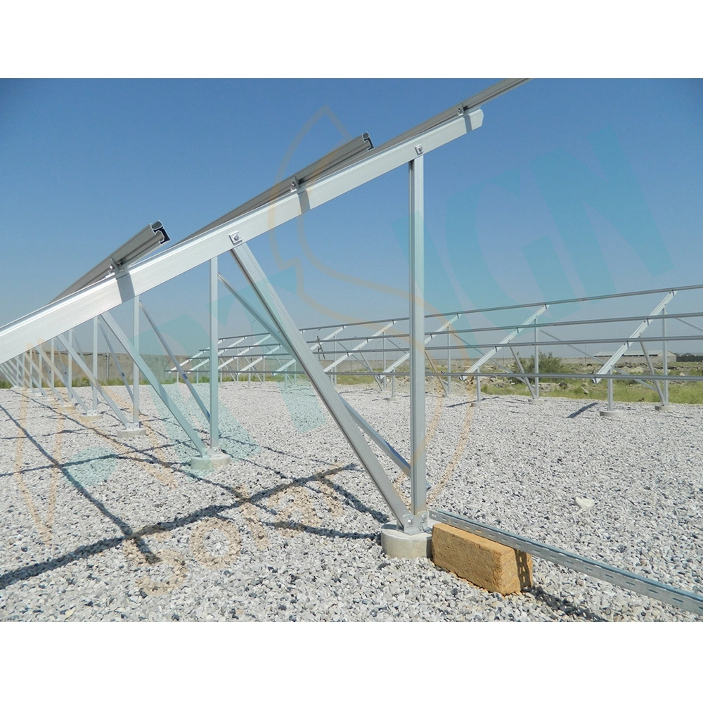 Easy Install Racking Systems for Ground Solar PV Project