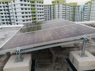 지붕 태양광 설치 시스템 평평한 지붕 PV 설치 시스템